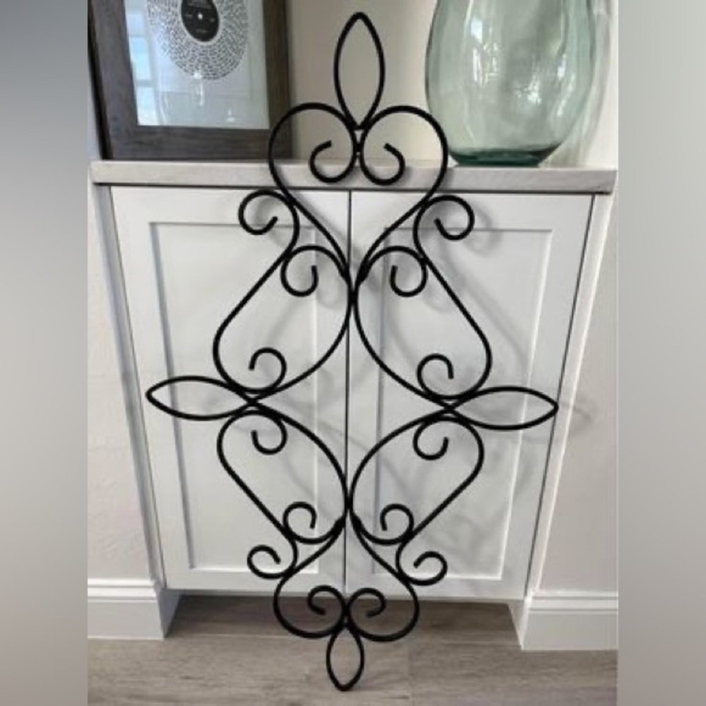Pottery Barn wrought iron wall decor